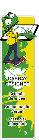 Gabbay Designer agência de comunicação visual, logotipo, Material impresso e sites